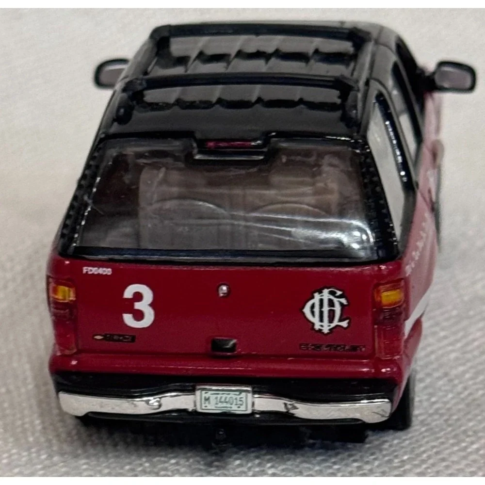1/64 Chevy Tahoe Chicago Fire Department CFD Model Car Diecast Battalion 3 Red
